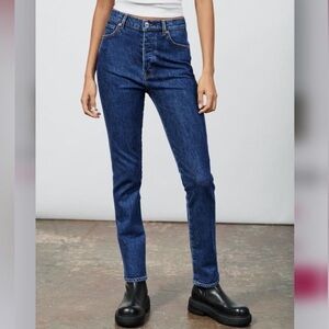 Zara Slim Full Length Jeans Women’s Size 6 Dark Wash